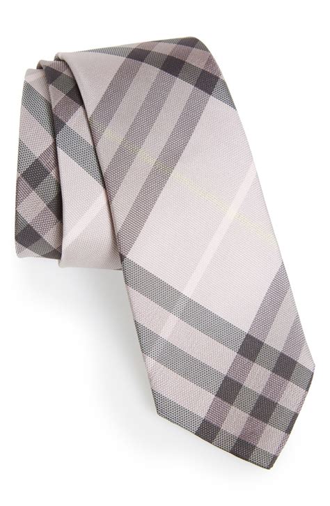 burberry manston tie|Burberry Manston Check Silk Tie .